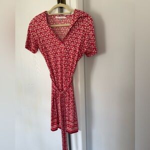 Max Studio Red Print Dress